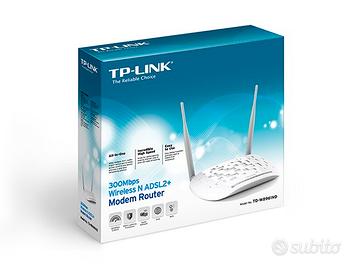 Modem Router ADSL2+ Wireless N 300Mbps TD-W8961ND 