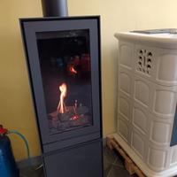 stufa caminetto a gas