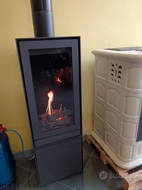 stufa caminetto a gas