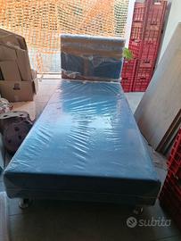 Letto singolo sfoderabile mod. Sommier con testata