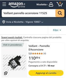 Ricambi caldaia vaillant