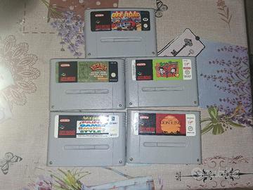giochi supernintendo vintage