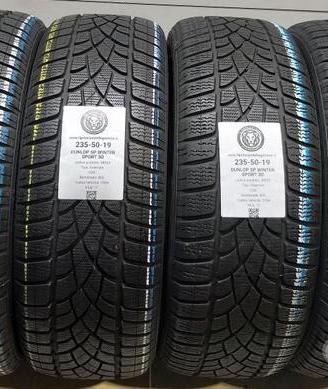 4 gomme 235 50 19 dunlop a38523
