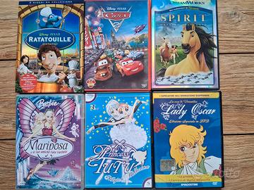 Lotto 13 dvd film di animazione Spirit Cars Ratatu