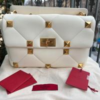 Borsa Valentino Garavani Roman Stud Bianca