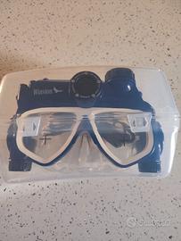 maschera subacquea con  videocamera integrata 