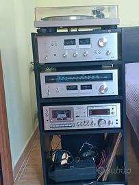 STEREO COMPLETO AMPLIFICATORE, SINTONIZZATORE, REG