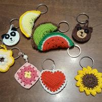 portachiavi  all uncinetto