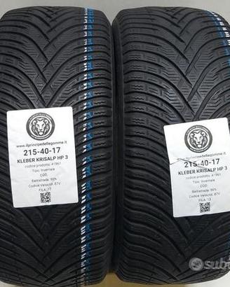 2 gomme 215 40 17 kleber a41961