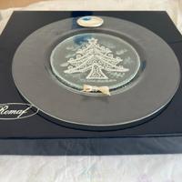 Piatto natalizio in cristallo Remaf