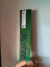 Ram 8gb ddr4 Kingston  2600mh