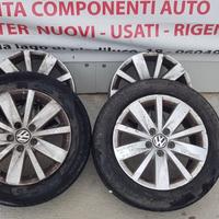 4x CERCHI IN LEGA VOLKSWAGEN PASSAT-GOLF-JETTA 16"