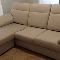 Divano angolare con penisola reversibile