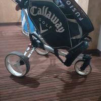 carrello e sacca golf