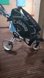 carrello e sacca golf