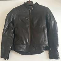 Giacca biker in pelle