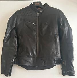 Giacca biker in pelle
