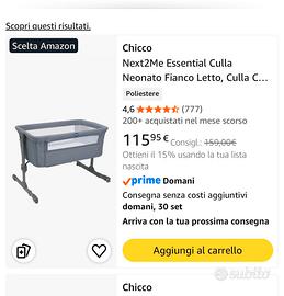 Culla chicco next2me