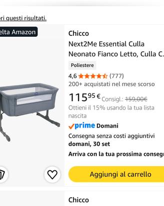 Culla chicco next2me