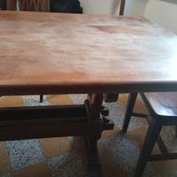 Tavolo in noce nazionale massello