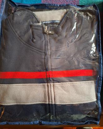 Tuta da uomo felpata taglia forte 9xl