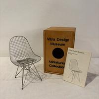 Vitra miniature collection sedia Eames wire chair