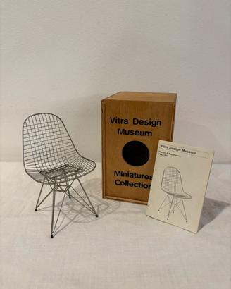 Vitra miniature collection sedia Eames wire chair