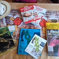libri scolastici di 1° 2° e 3° media