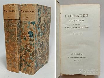 L'ORLANDO FURIOSO DI MESSER LODOVICO ARIOSTO 1797