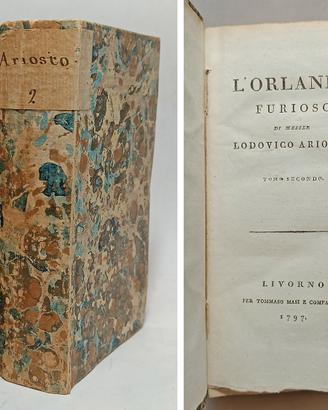 L'ORLANDO FURIOSO DI MESSER LODOVICO ARIOSTO 1797