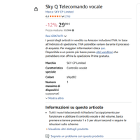 Sky Q Telecomando vocale