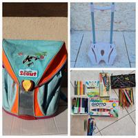 Cartella Scout, trolley, penne pilot e colori