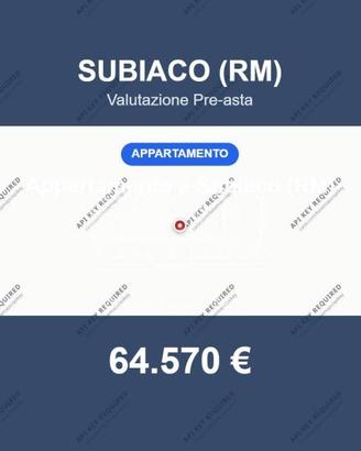 Immobile in asta di 79 m² a Subiaco