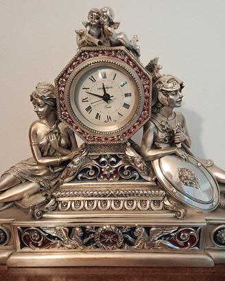 Orologio da tavolo in argento, collezione anni  30