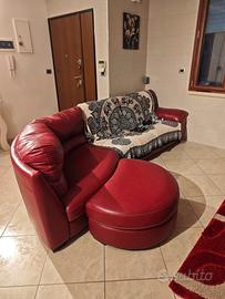 Divano Angolare Vera Pelle