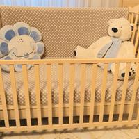 Culla Mibb con cassettiera e materasso