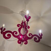 Lampadario moderno in plexiglass