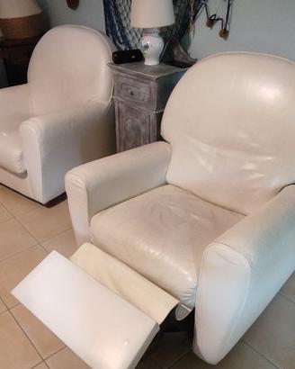 poltrone in vera pelle Chateau d'ax .