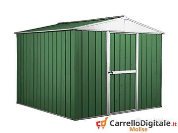 Box porta attrezzi lamiera 276x260 verde