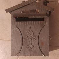 cassetta posta metallo con chiave