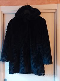 pelliccia ecologica nera