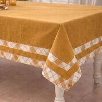 Tovaglia  8 posti maxi  170 x 210 cm colore ocra