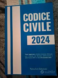 Codice Civile 2024 Nova Lex Edizioni 9798373623780