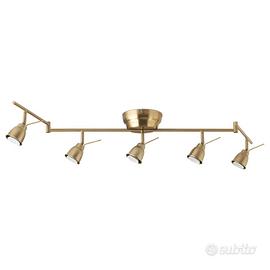 Plafoniera IKEA 6 faretri oriwntabili acciacio