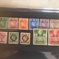 Francobolli occupazione inglese Somalia 1948