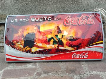 insegna luminosa coca cola