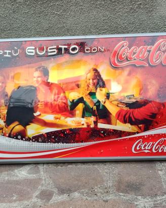 insegna luminosa coca cola