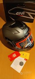 CASCO GIVI HRS X 36 FIBER MATT TITANIUM