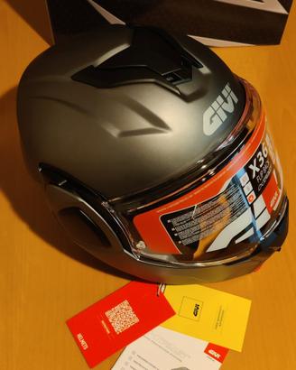 CASCO GIVI HRS X 36 FIBER MATT TITANIUM