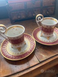 Servizio  epoca da caffe decorazione oro  zecchino